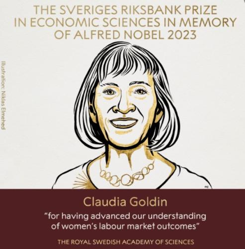 2023年诺贝尔经济学奖揭晓 Claudia Goldin获奖