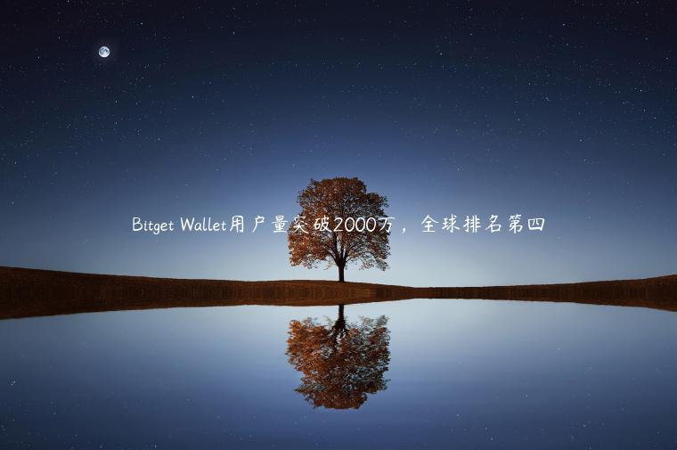 Bitget Wallet用户量突破2000万，全球排名第四